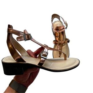 Charles By Charles David Bronze Sandals